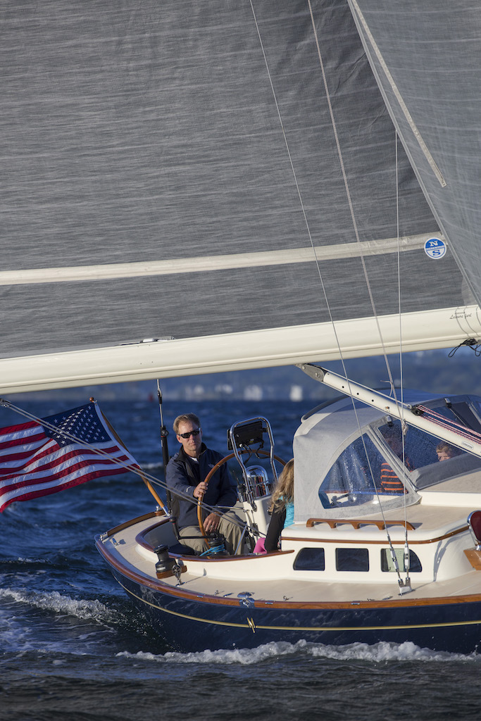 Morris 36X sailing in Narragansett Bay, RI